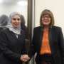 14 October 2019 National Assembly Speaker Maja Gojkovic and the Speaker of the Council of Representatives of the Kingdom of Bahrain Fawzia Zainal